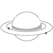 Такое положение займут искуственное кольцо Земли и его тень. Два массивных спутника должны своей гравитацией удерживать в нужном положении частицы кольца (иллюстрация с сайта livescience.com).