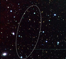 Первая темная галактика. Фото с сайта www.jb.man.ac.uk