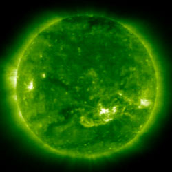 Снимок Солнца аппаратом SOHO